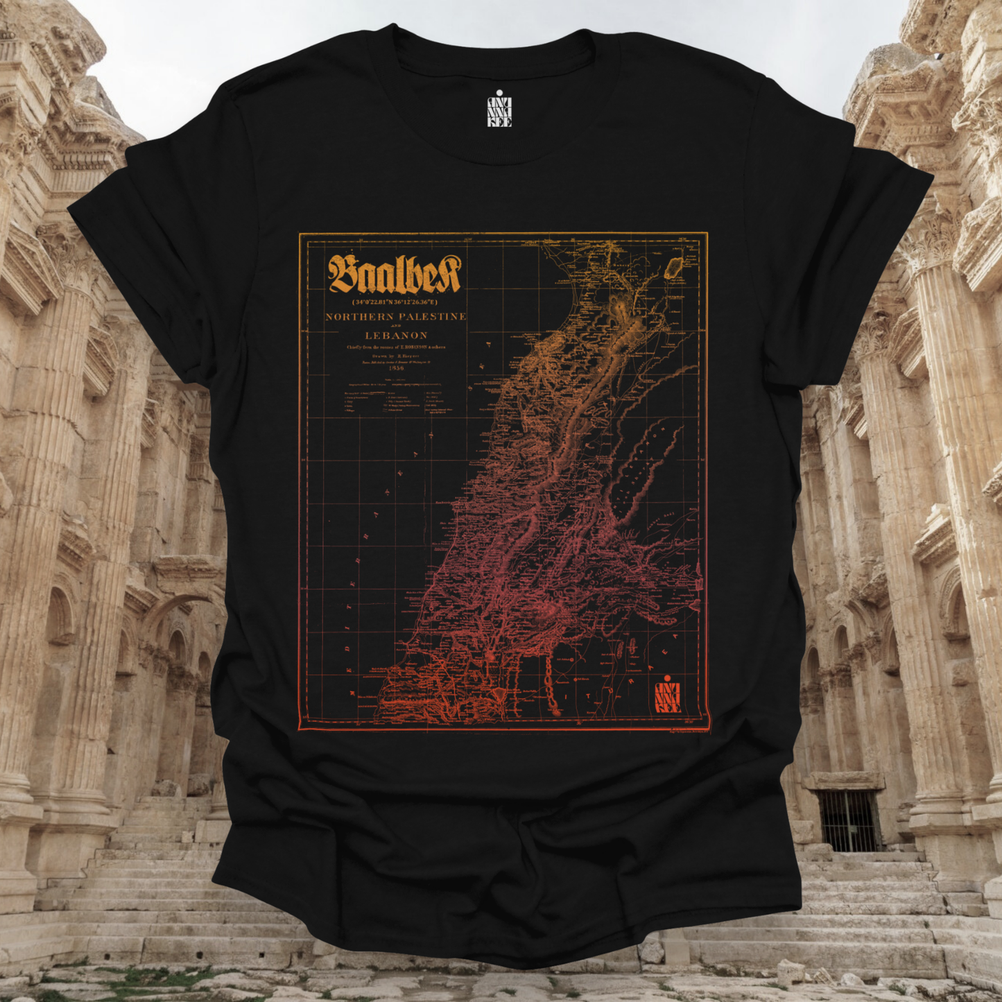 BAALBEK MAP TEE