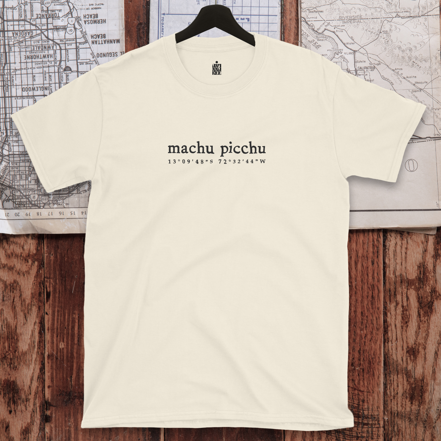 MACHU PICCHU COORDINATES T-shirt