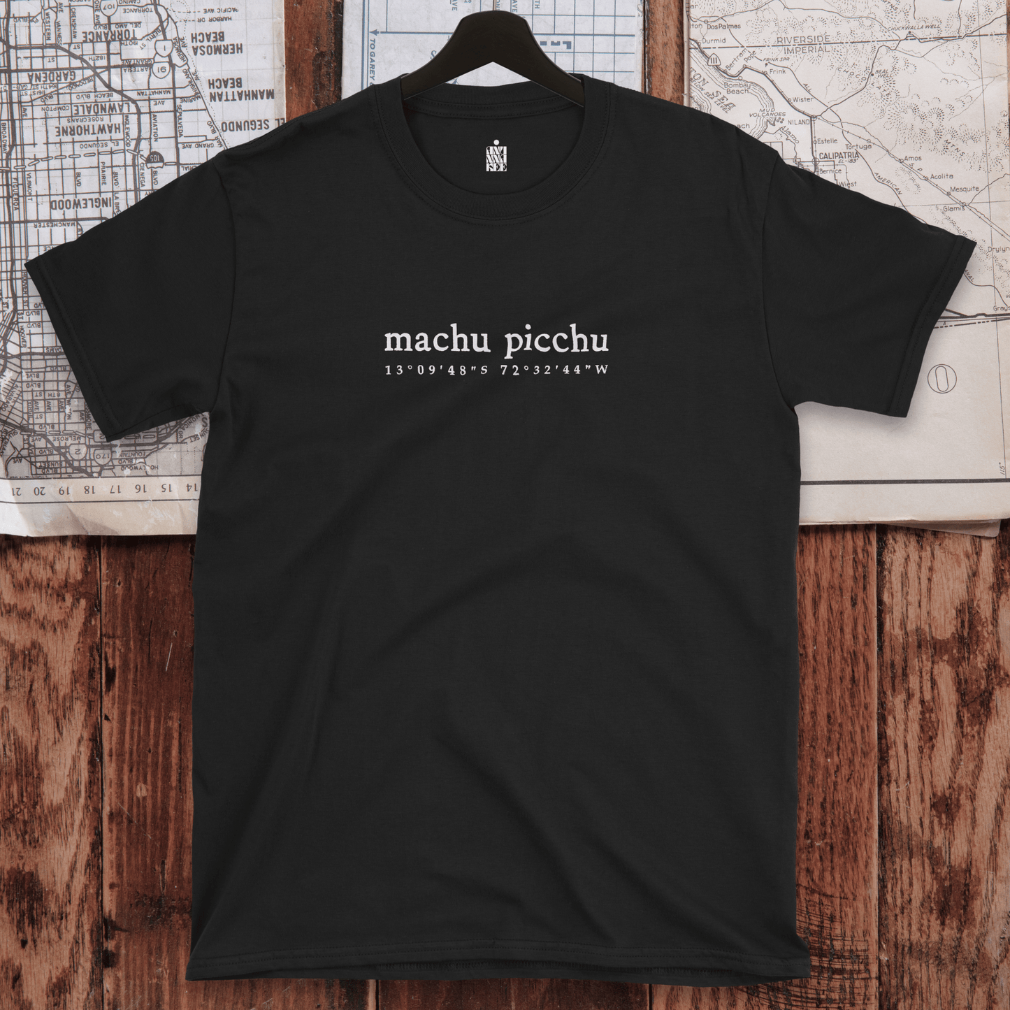 MACHU PICCHU COORDINATES T-shirt