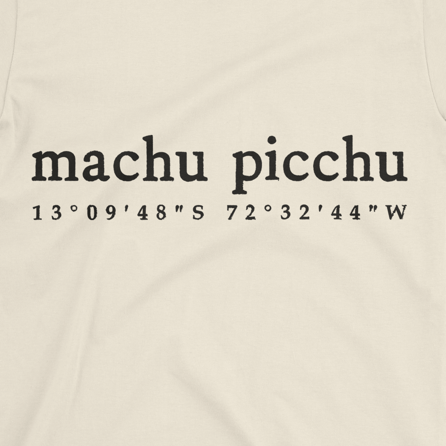 MACHU PICCHU COORDINATES T-shirt
