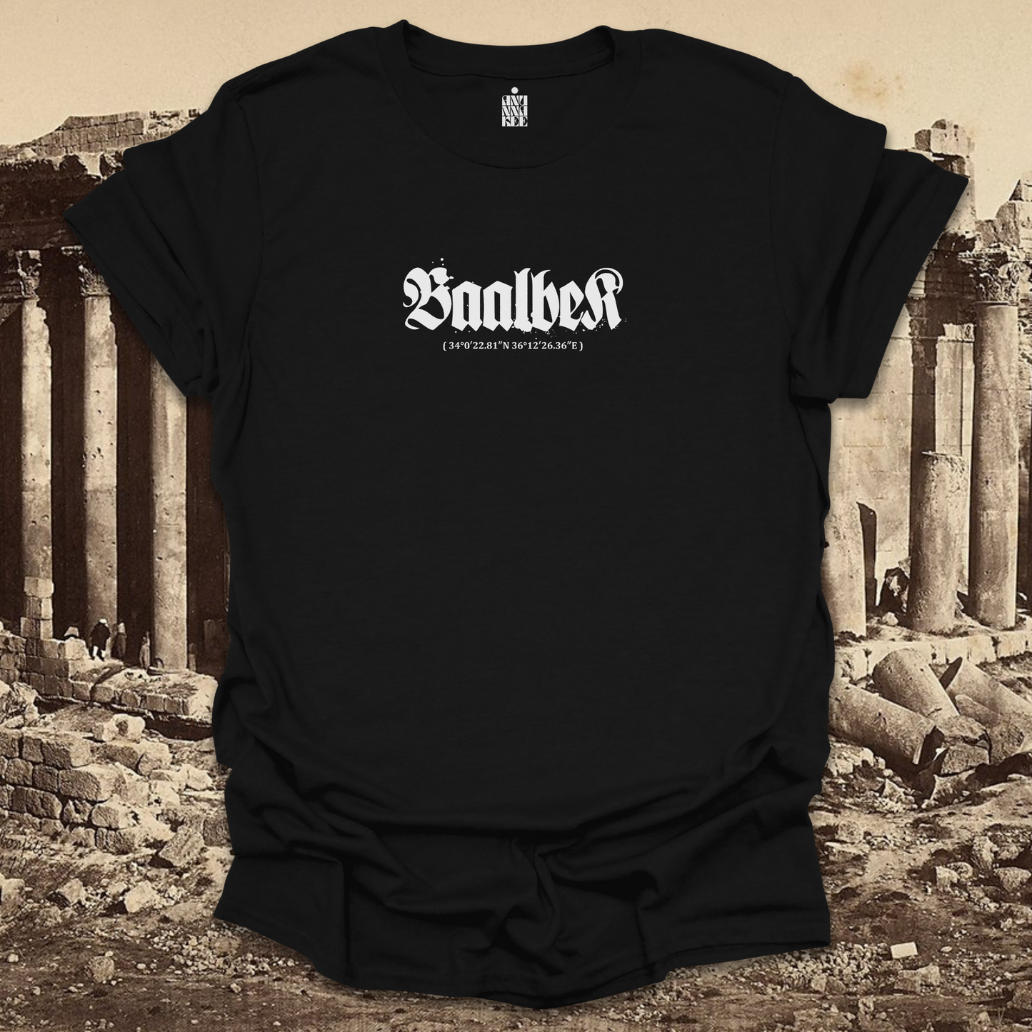 BAALBEK COORDINATES TEE