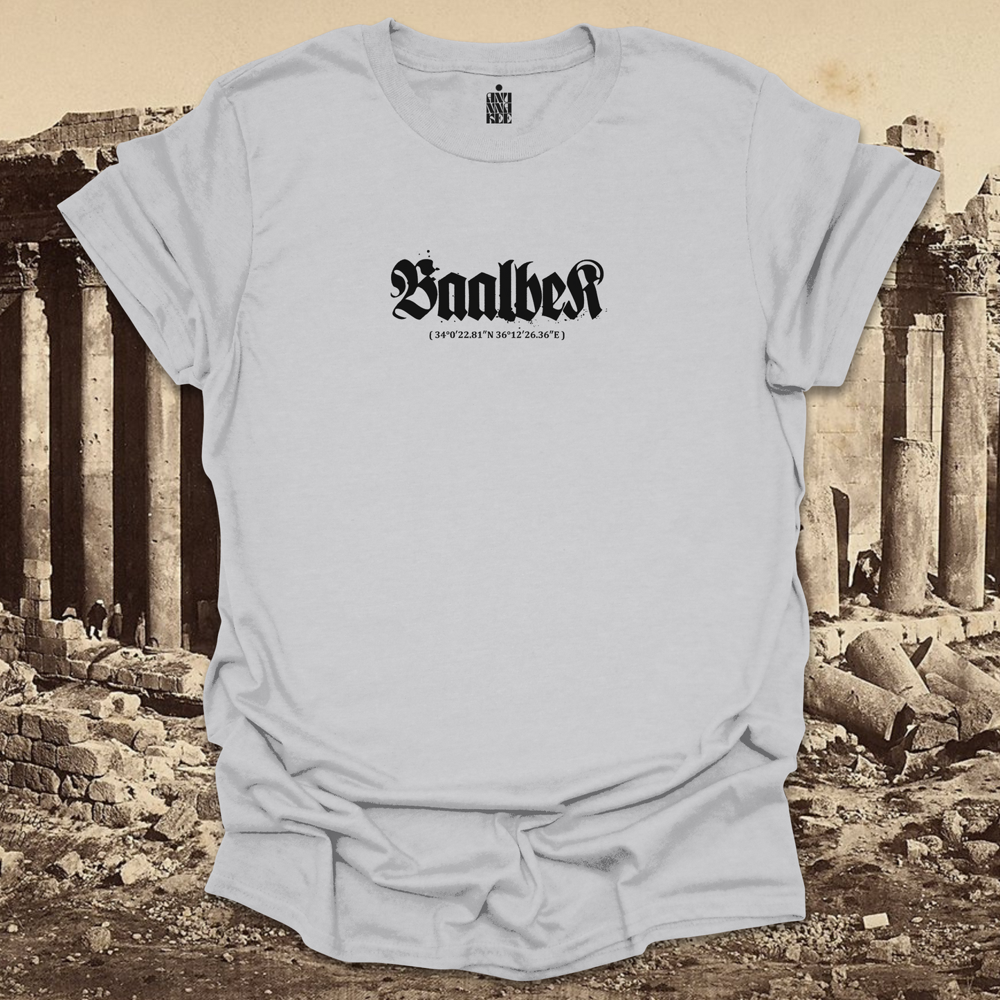 BAALBEK COORDINATES TEE