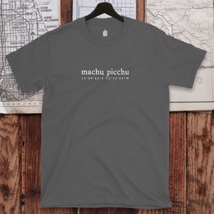 MACHU PICCHU COORDINATES T-shirt