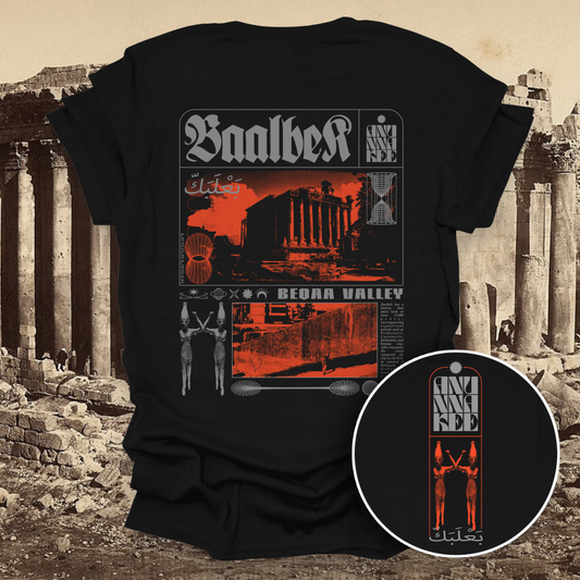 BAALBEK BRUTALIST TEE - Back print