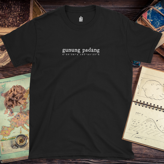 GUNUNG PADANG COORDINATES T-shirt