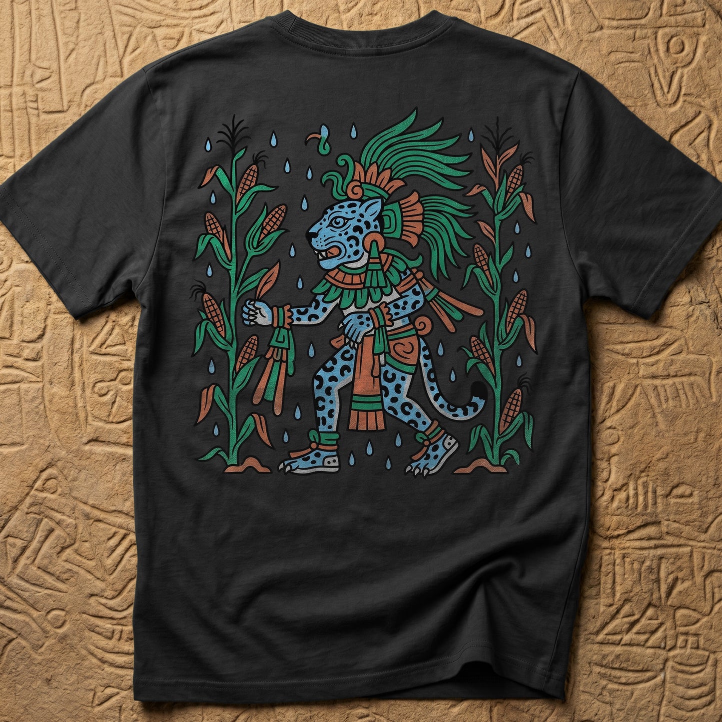 Olmec Rain God Back Print