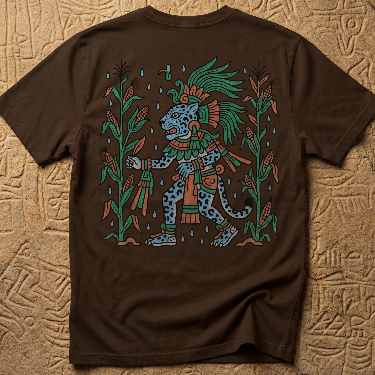 Olmec Rain God Back Print