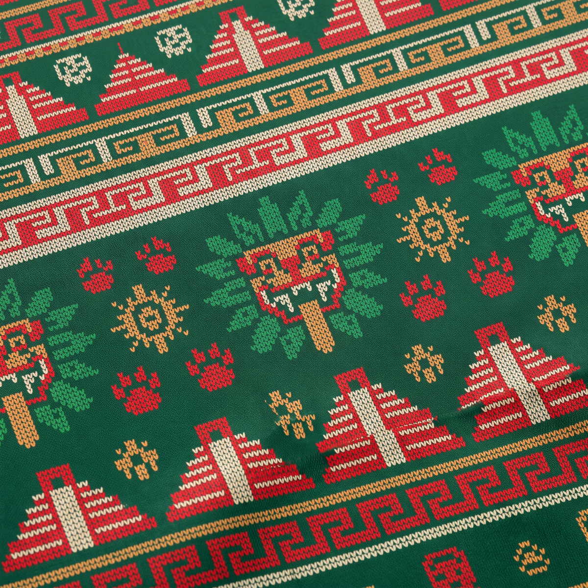 Quetzalcoatl Christmas Long Sleeve Shirt II.