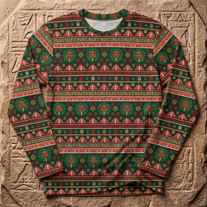 Quetzalcoatl Christmas Long Sleeve Shirt II.