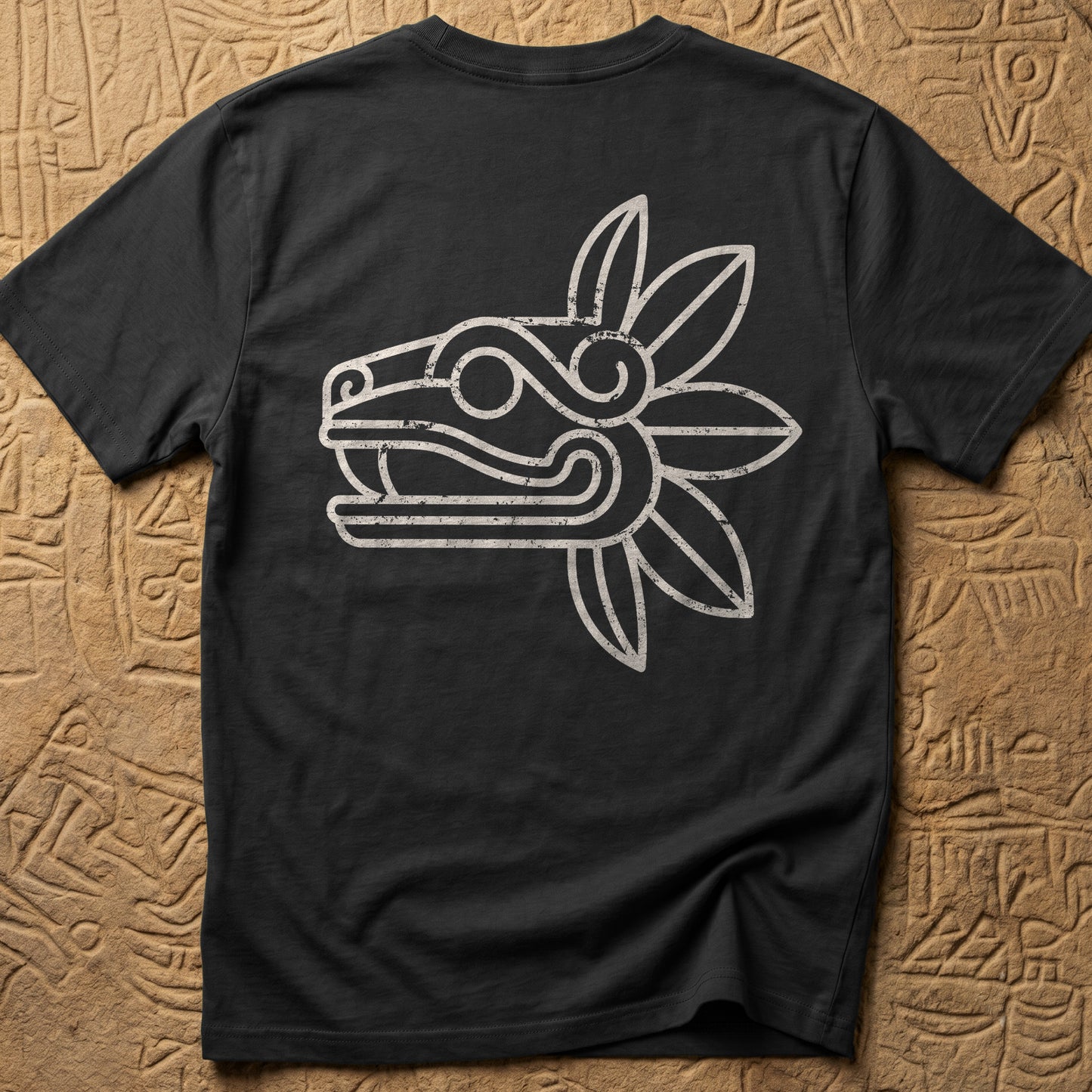 Quetzalcoatl Line Art - Back Print