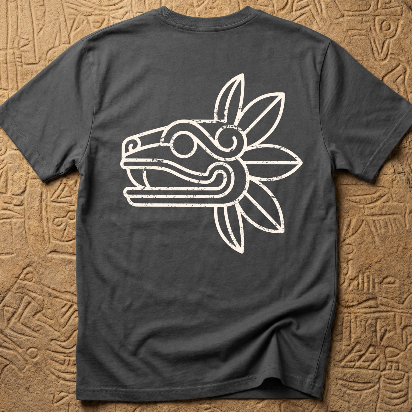 Quetzalcoatl Line Art - Back Print