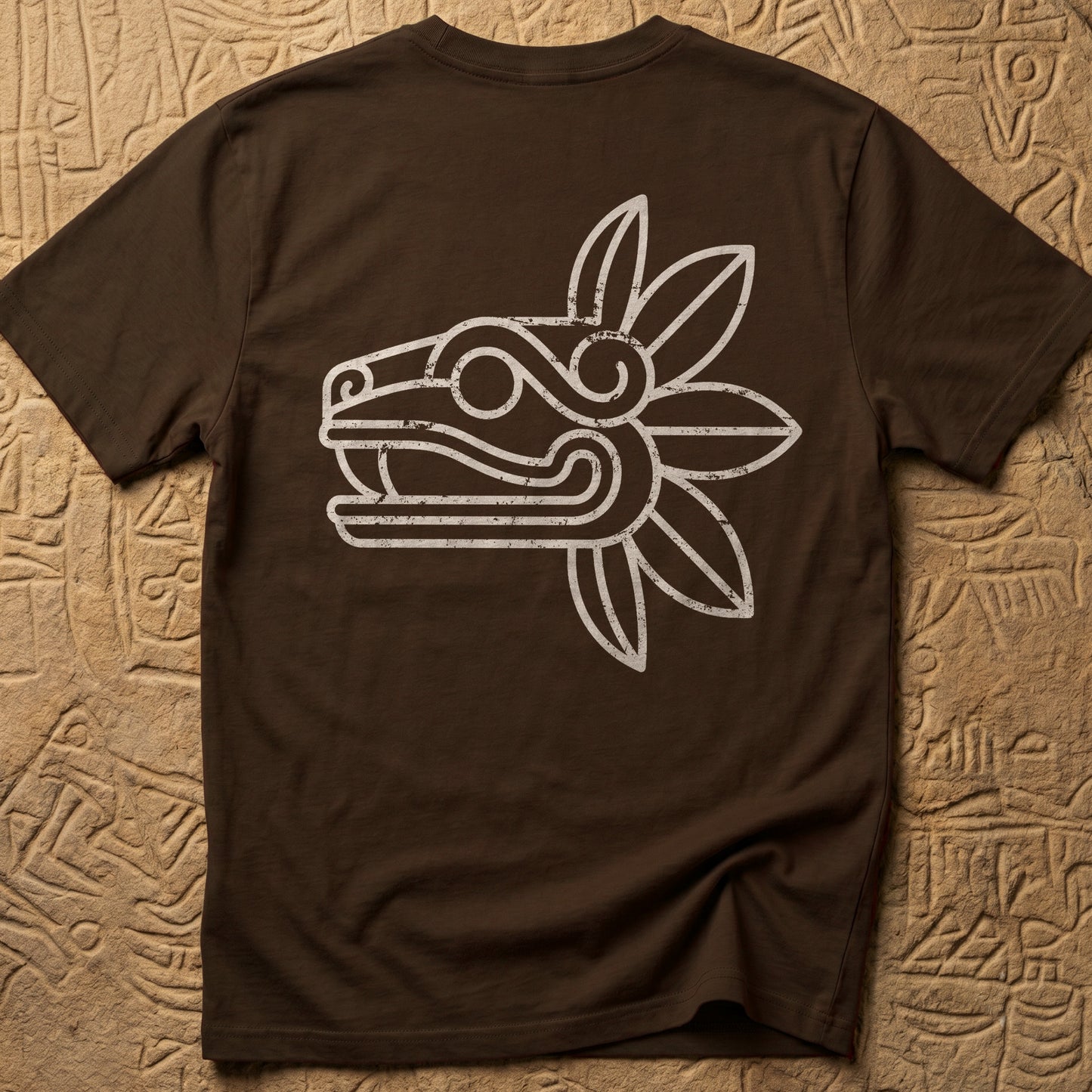 Quetzalcoatl Line Art - Back Print