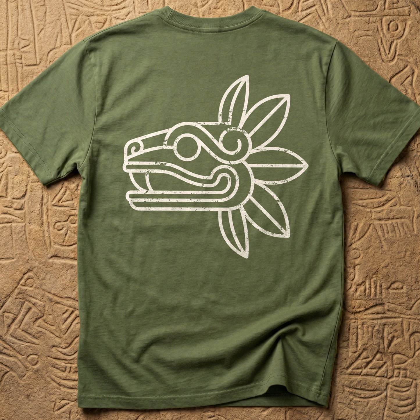 Quetzalcoatl Line Art - Back Print