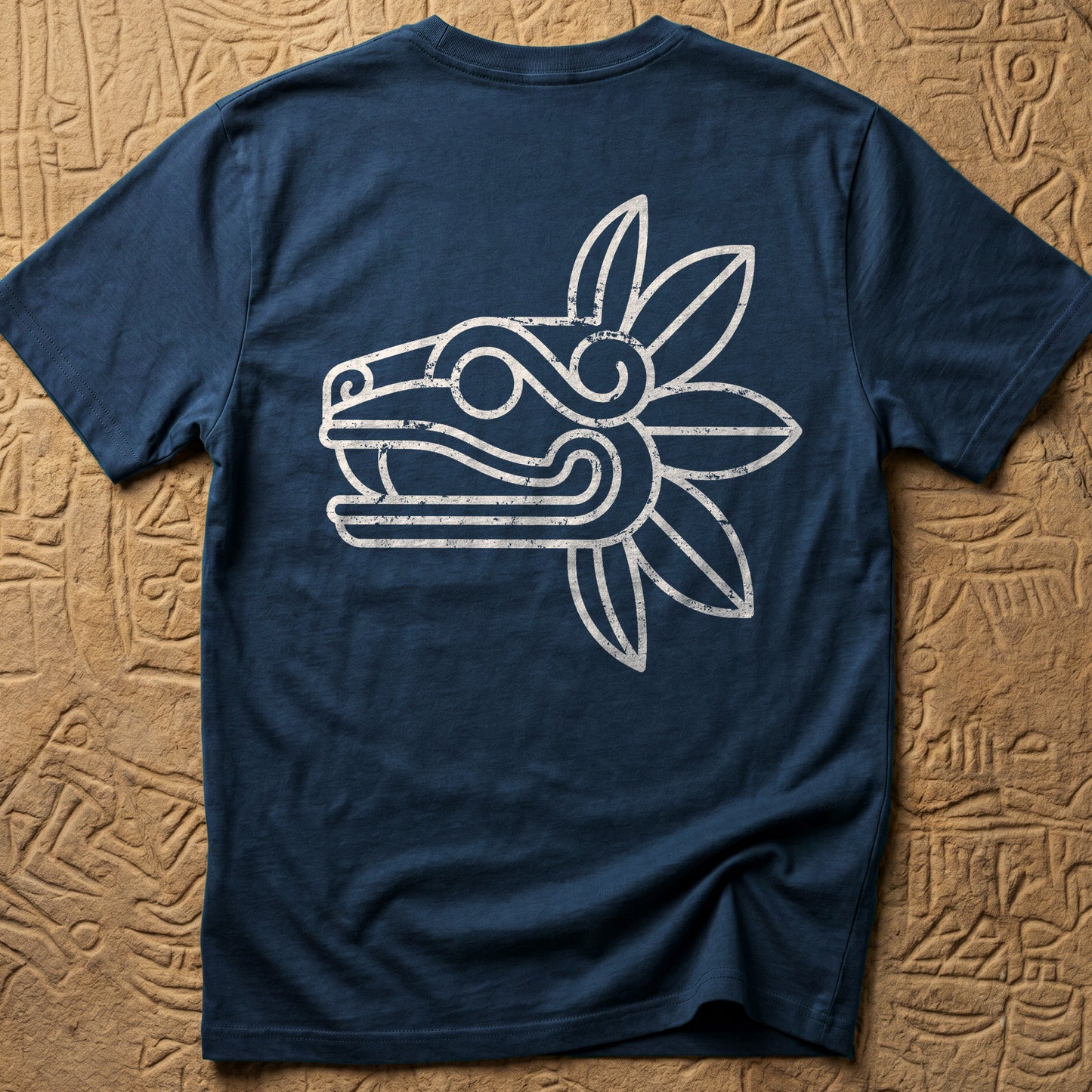 Quetzalcoatl Line Art - Back Print