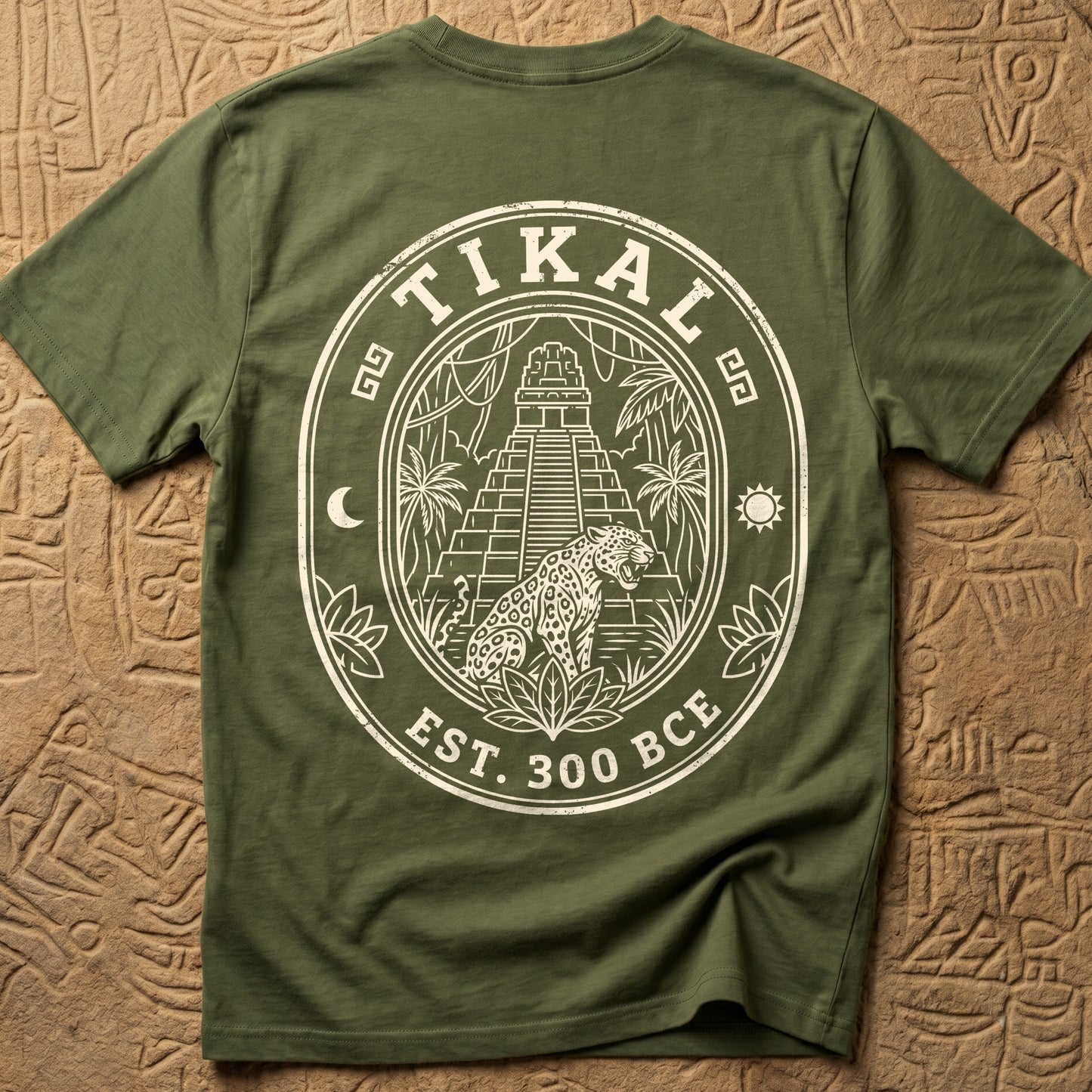 Tikal 300 BCE Back Print