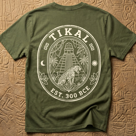 Tikal 300 BCE Back Print