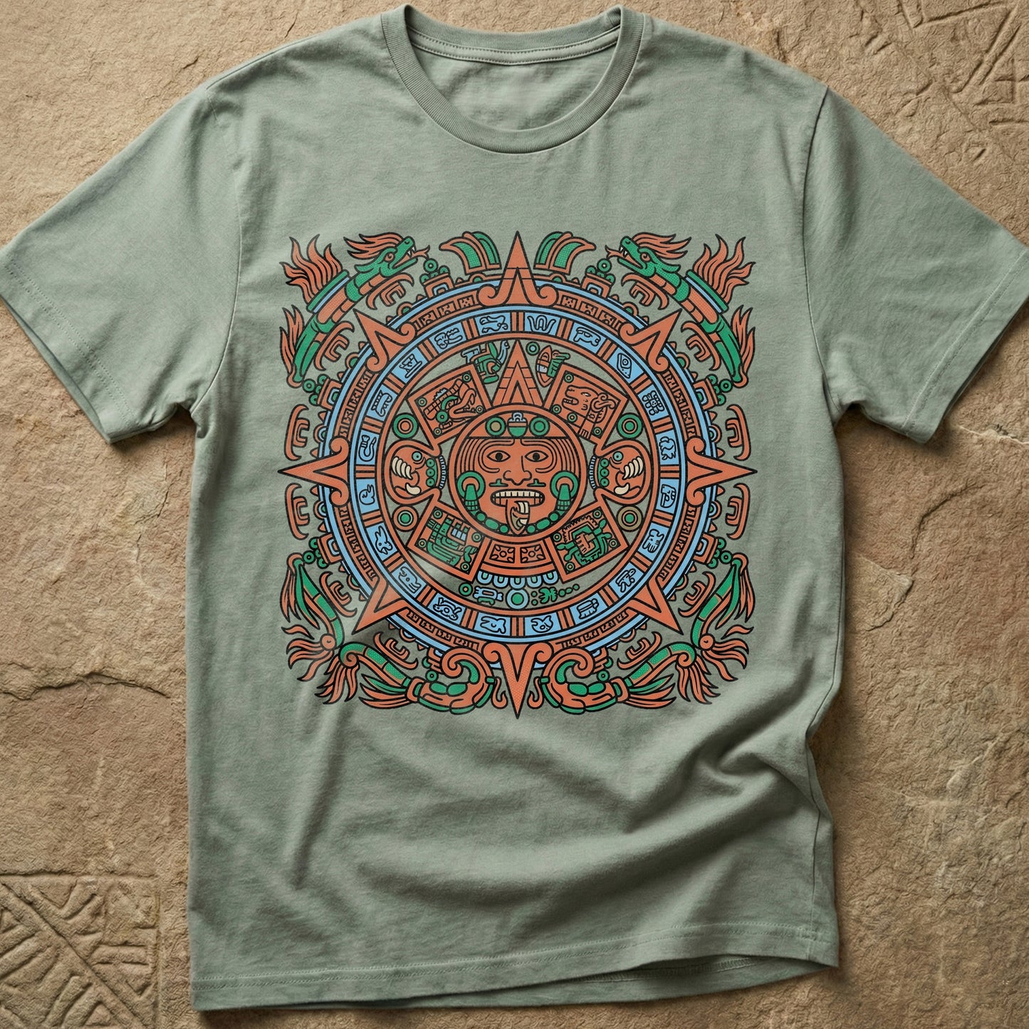 Aztec Sun Stone T-Shirt