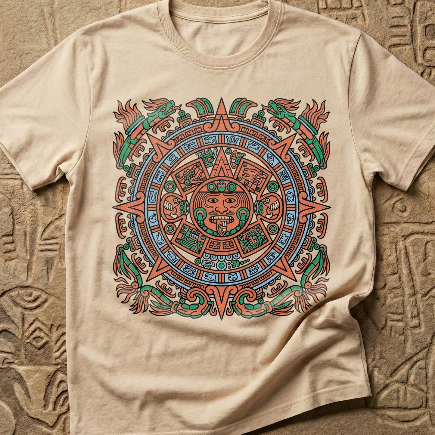 Aztec Sun Stone T-Shirt