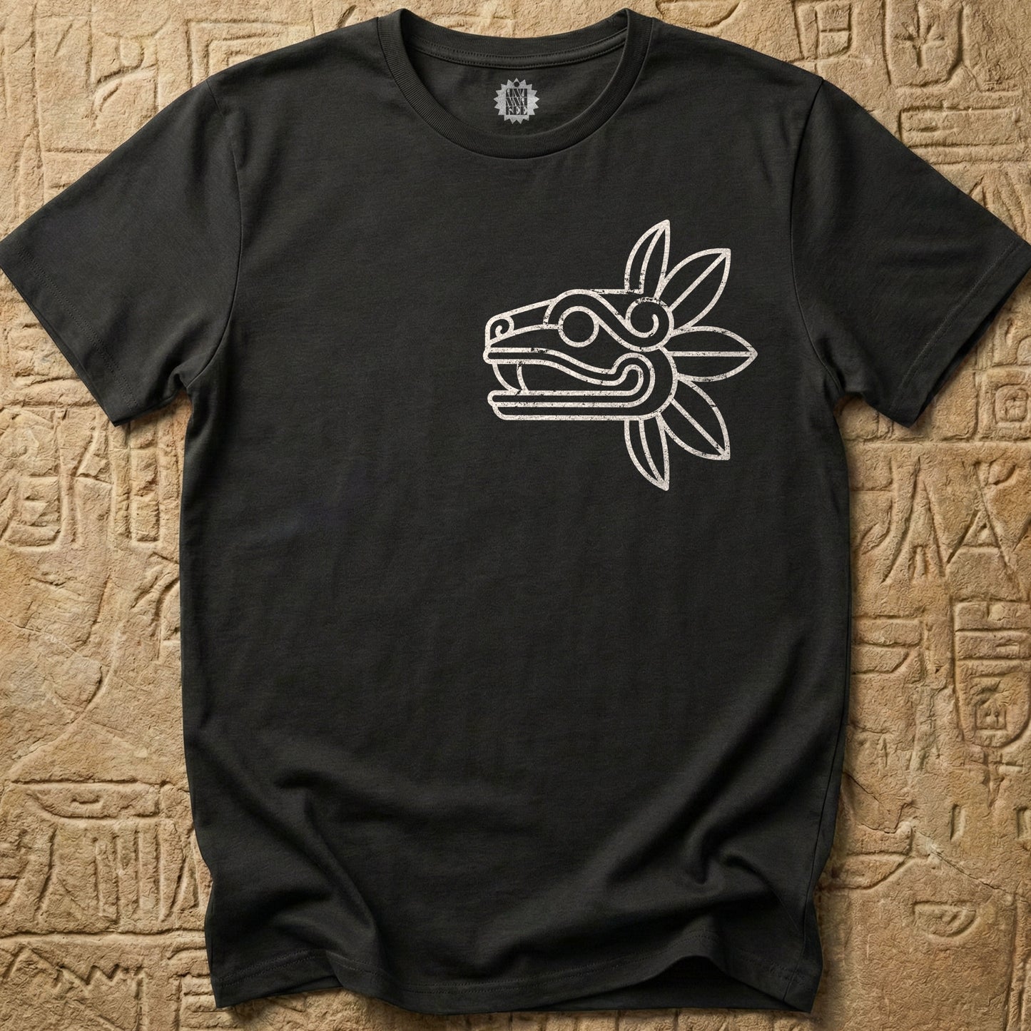 Quetzalcoatl Line Art T-Shirt