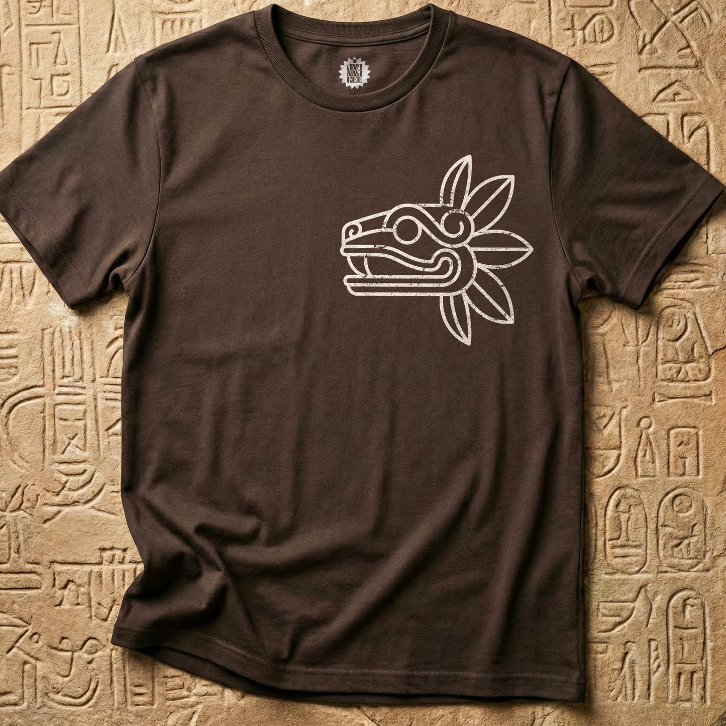 Quetzalcoatl Line Art T-Shirt