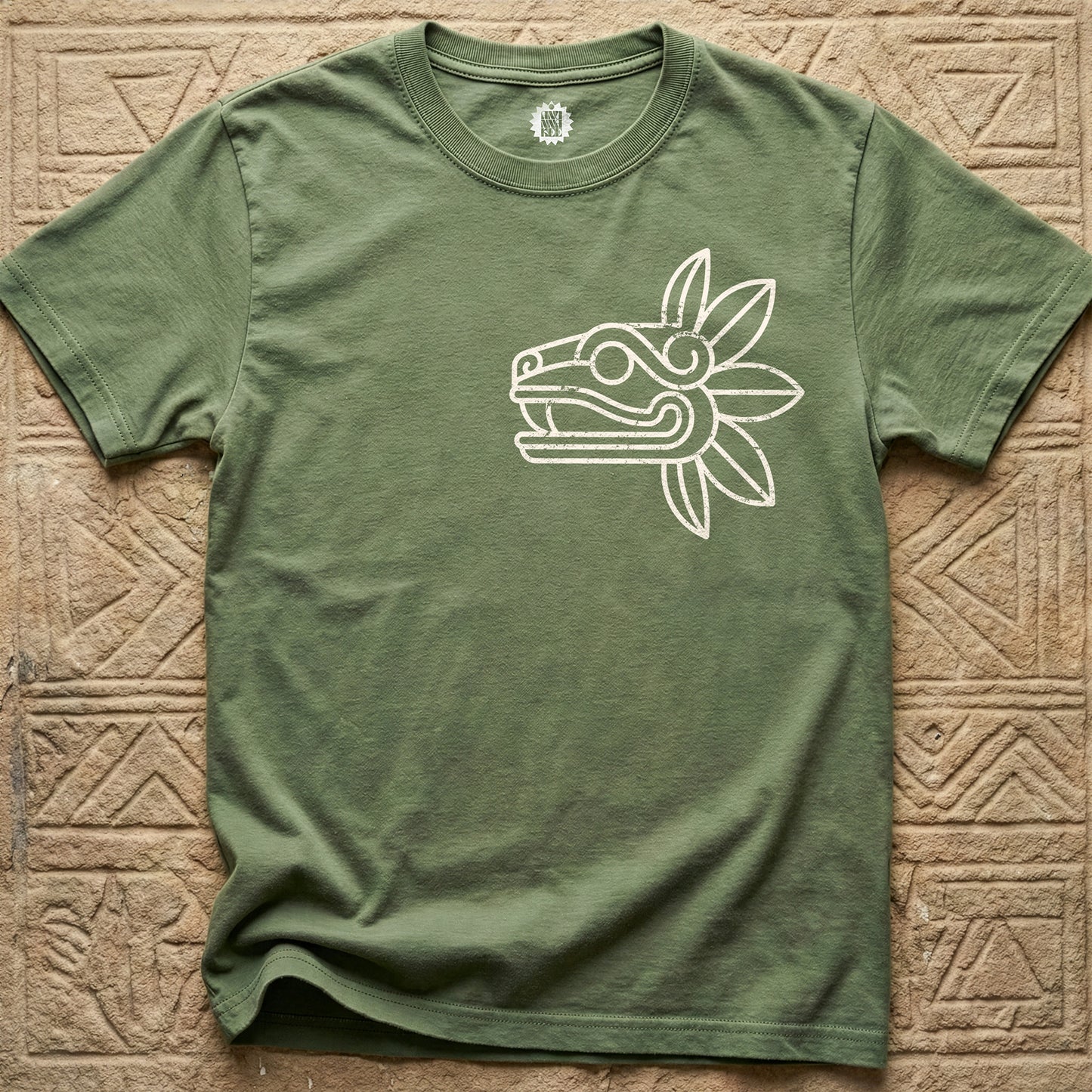 Quetzalcoatl Line Art T-Shirt