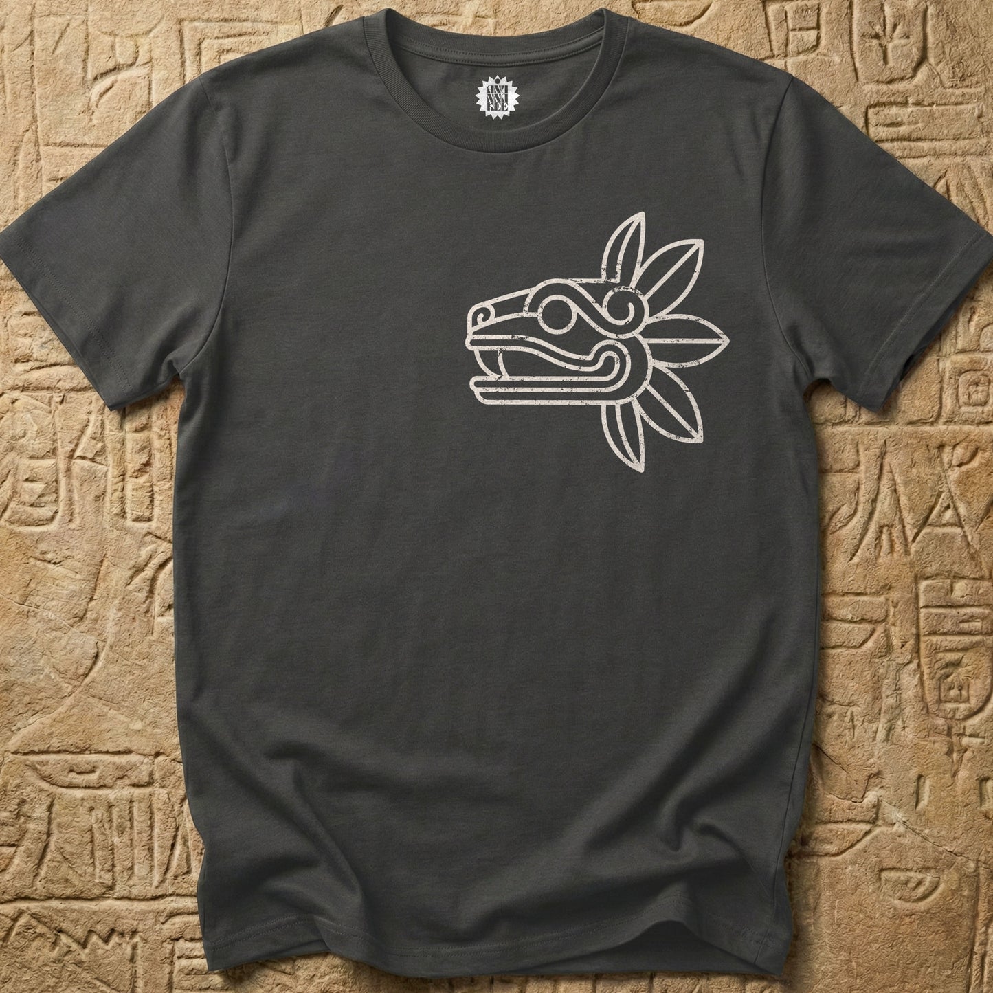 Quetzalcoatl Line Art T-Shirt
