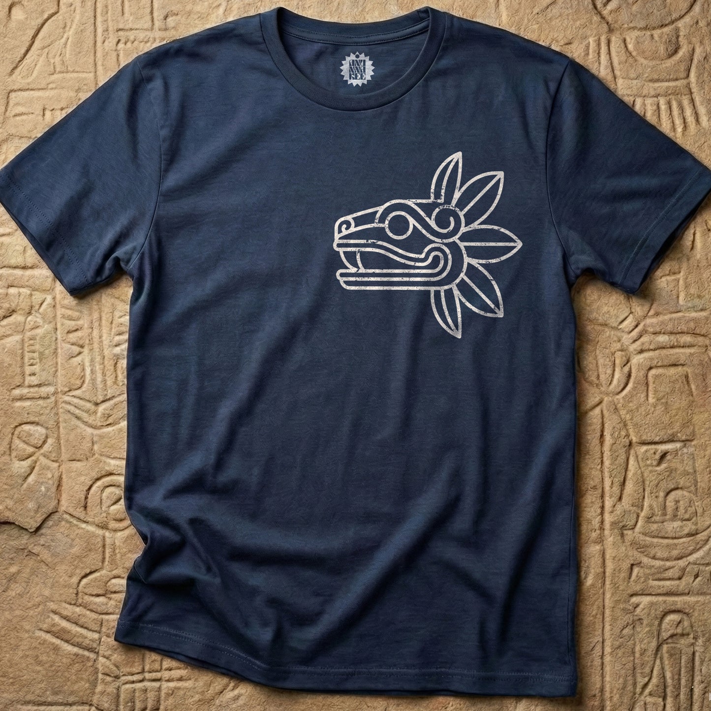 Quetzalcoatl Line Art T-Shirt