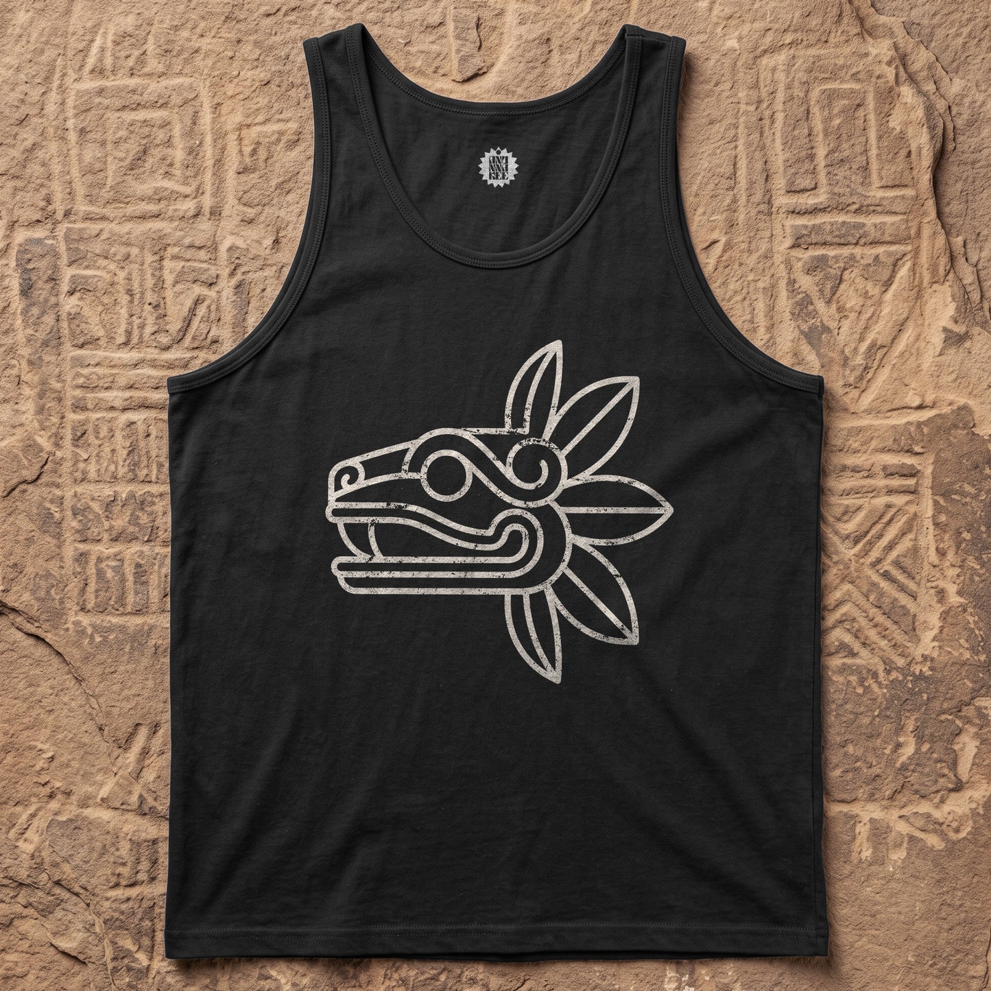 Quetzalcoatl Line Art Tank
