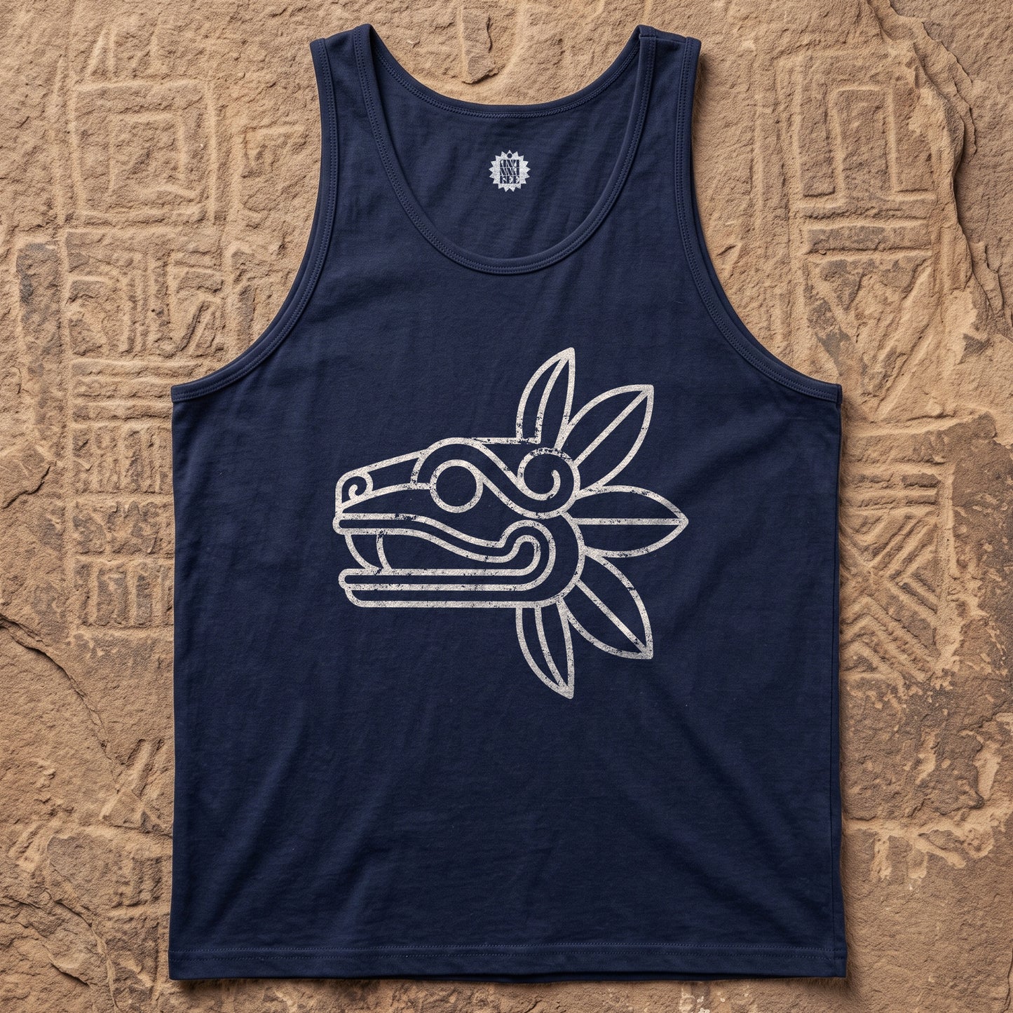 Quetzalcoatl Line Art Tank
