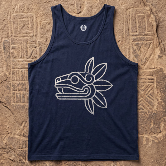 Quetzalcoatl Line Art Tank