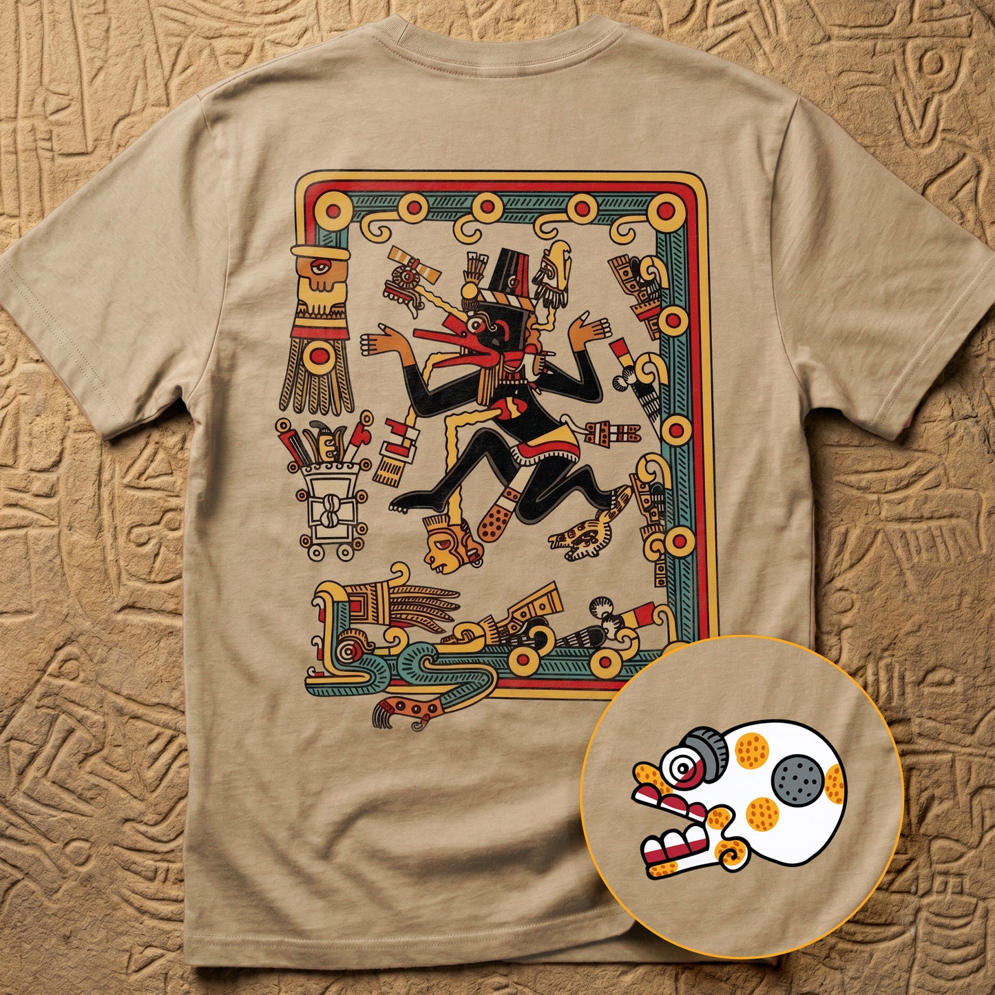 Meso Codex - Quetzalcóatl - Back print