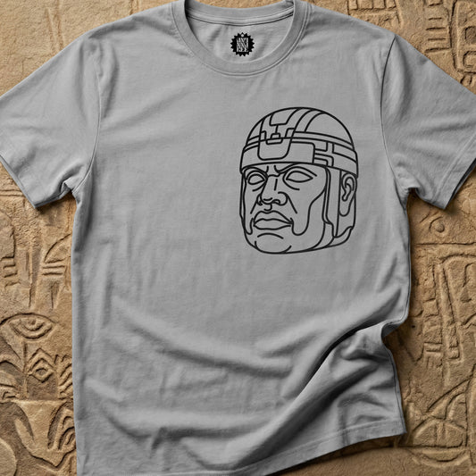 Olmec Line Art T-Shirt